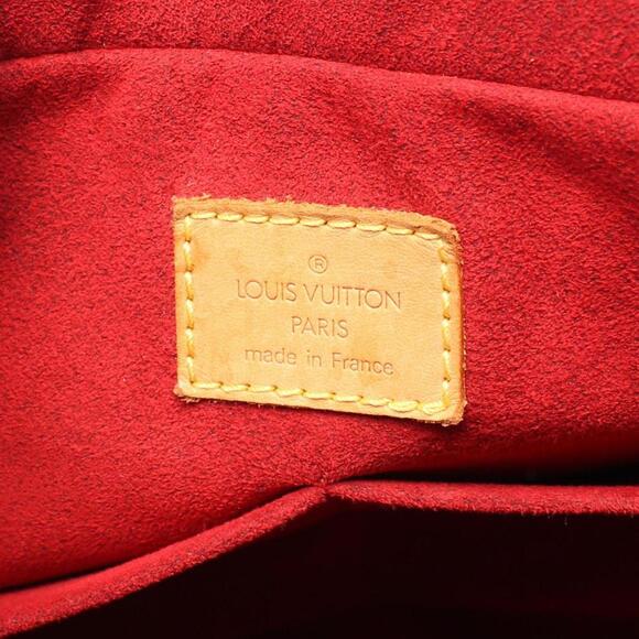 LOUIS VUITTON Authentic Brown Monogram Leather Bag - Picture 4 of 9